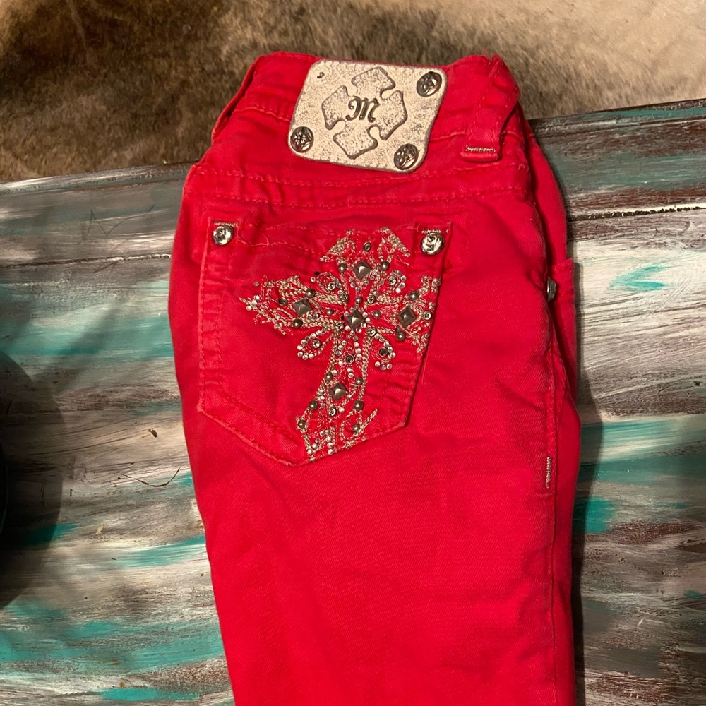 Red miss me skinny’s